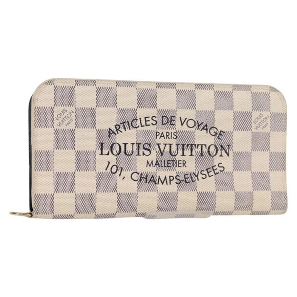 LOUIS VUITTON Damier Azur Portefeuille Insolite Long Wallet N63221 Auth yk19403V - Picture 1 of 16